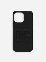 Dolce & Gabbana Rubber Iphone 14 Pro Max Cover With Dg Logo