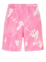 Sporty And Rich Bermuda Shorts In Luxurious Cotton In Pink