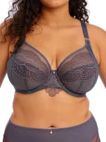 Elomi Priya Full Figure Underwire Plunge Bra In Storm