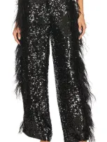 Lapointe Sequin Trouser In Black