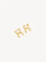 Chloé Boucles D'oreilles Marcie Femme Or Taille Onesize 100% Laiton In Gold