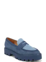 Franco Sarto Balin Platform Loafer In Denim