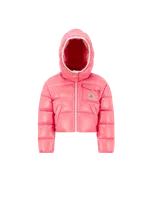 Moncler Kids' Andro Down Jacket Pink In Rose