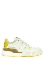 Isabel Marant Classic Stadium Sneakers In Light Yellow-yellow