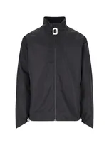 Jw Anderson Long-sleeve Zip-up Jacket In Black