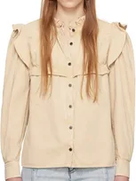 Isabel Marant Étoile Beige Idety Shirt In 23sd Sand