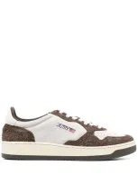 Autry Medalist Low-top Sneakers In Brown