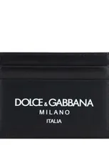 Dolce & Gabbana Credit Card Holder In Black