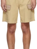 Ranra Beige Stubbur Shorts In 269 Beige