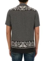 Balmain Monogram Paisley Stamoa Shirt In Multicolour