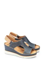 Pikolinos Aguadulce Slingback Wedge Sandal In Blue