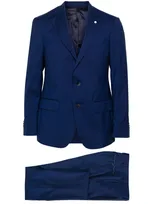 Luigi Bianchi Mantova Single-breasted Tailored Suit In Blue