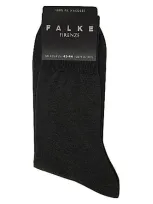 Falke Firenze Cotton Socks In Anthracite