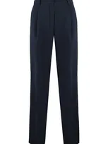 's Max Mara Michela Cady Trousers In Blue