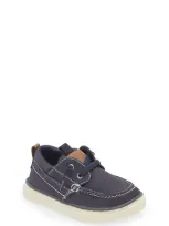 Nordstrom Kids' Atlas Moc Toe Sneaker In Blue Navy