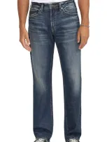 Silver Jeans Co. Gordie Relaxed Fit Straight Leg Jeans In Indigo