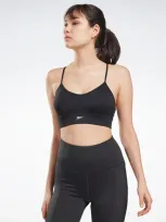 Reebok Workout Ready Sports Bra In Black