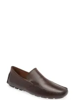 Nordstrom Fletcher Driving Loafer In Brown Chocolate