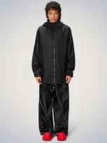 Rains Lohja Long Jacket In Black