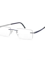 Silhouette Eyewear In 4510 Blue/silver