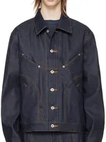 Sage Nation Jiji Denim Jacket In Blue