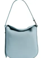 Akris Little Anna Leather Hobo Bag In 172 Vespa