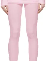 Alainpaul Pink Warm-up Leggings