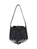 Alexander Wang Medium Handbag "hobo Rex" In Black  