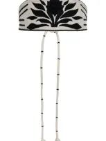 Andres Otalora Por Este Día Embroidered Wasit Belt In Black,white