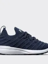 Apl Athletic Propulsion Labs Apl Youth's Techloom Wave Sneakers In Navy/white