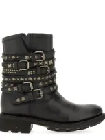 Ash Tempt Ankle Boots In Black