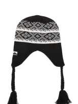 Autumn Headwear Sedona Ear Flap Beanie In 블랙