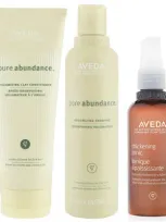 Aveda Pure Ambunance Shampoo, Conditioner And Thickening Tonic Trio (worth £62.50) In White