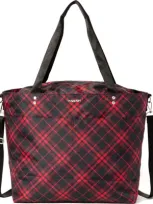 Baggallini Large Carryall  Crossbody Tote Bag In Red