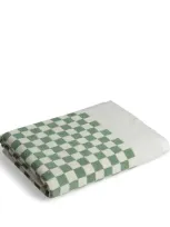 Baina Check Roman Beach Towel In Green