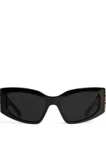 Balenciaga Bossy Cat-eye Sunglasses In Black