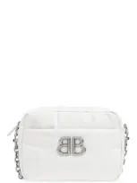 Balenciaga Monaco Xs Camera Bag In White