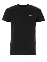 Balmain Black Cotton T-shirt