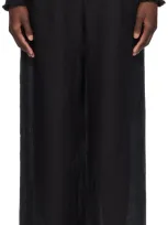 Baserange Black Stoa Trousers