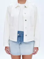 Bayeas Oversize Cotton Jacket In White