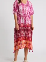 Beachlunchlounge Cedna Maxi Cover-up In Coral Breeze