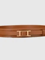 Belle & Bloom Just A Crush Belt In Brown