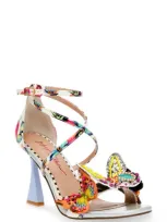 Betsey Johnson Women's Trudie Butterfly Strappy Dress Sandals In Multi