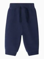 Bonpoint Babies' Bambo Cotton Track Pants In Blue