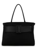 Boyy Bobby Buckle Detailed Tote Bag In Black