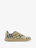 Burberry Check Terrace Sneakers In Grain