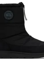 Canada Goose Crofton Fold Puffer Boots In Black - Noir