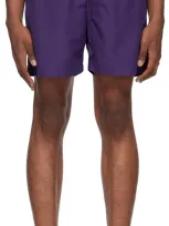 Carhartt Purple Chase Swim Shorts In 1yv Tyrian / Gold