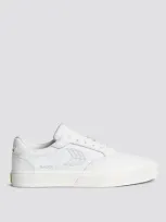 Cariuma Salvas Leather Sneakers In White Premium Leather/ice