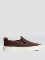 Cariuma Leather Slip-on Sneakers In Brown